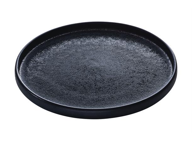 NARA tallerken Ø:270mm Sort Steingods - Ø:270mm H:25mm